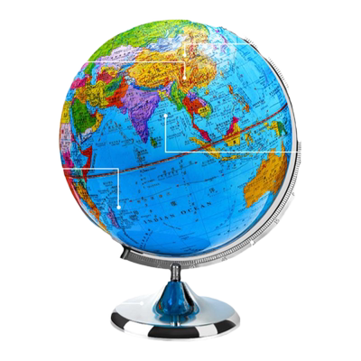 北斗双AR地球仪初中生专用正版