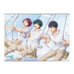 星河动漫 Free秋千系列七濑遥松冈凛桐岛郁弥三人款壁画 挂画周边