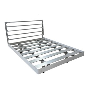 悬浮床铝型材床铝合金床架双人组合床带床头铝床板铝材床悬浮床架