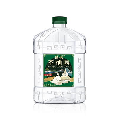 保利矿涌泉水含硒4.5l桶装弱碱饮用水泡茶水天然山泉水陕西茶硒泉