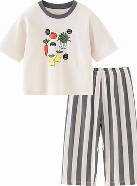 迷你巴拉儿童家居服宝宝睡衣夏季
