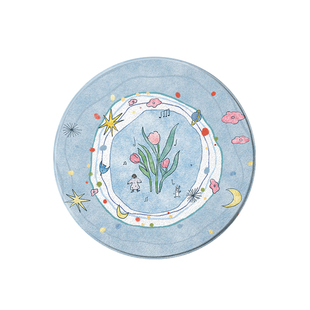 唯鑫V-SION郁金香硬质鼠标垫小号便携办公笔记本电脑垫女鼠标桌垫