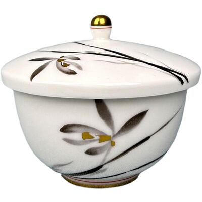 香兰社兰花盖杯茶碗茶具
