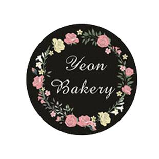 花店标签定做商标印logo外卖不干胶奶茶二维码蛋糕烘焙贴纸定制作