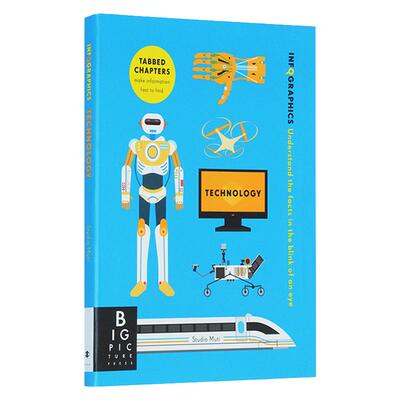 英文原版绘本 Infographics Technology 科技技术 图像可视化 有趣的科学