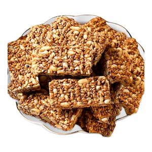 亚麻籽核桃酥小零食无加蔗糖代餐饱腹抗饿坚果花生食品官方旗舰店