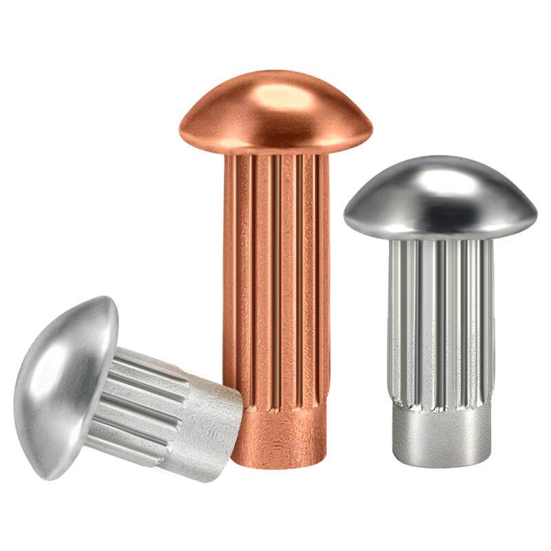 铝标牌铆钉GB827不锈钢滚花铝铆钉铜铭牌商标实心铆钉M2M2.5M3M4