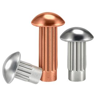 铝标牌铆钉GB827不锈钢滚花铝铆钉铜铭牌商标实心铆钉M2M2.5M3M4