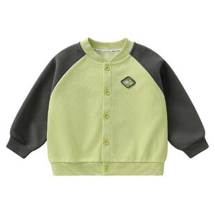 右欧儿童棒球服外套学院卡通男童女童上衣户外山系春秋季新款童装