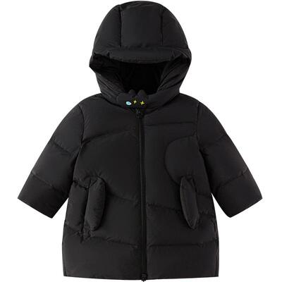 巴拉巴拉羽绒服男女童中长款外套