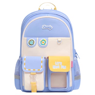 江博士护脊儿童书包小学生三到六年级女童减负超轻便大容量双肩包