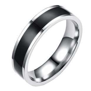 黑陶瓷戒指男女食指时尚个性潮夸张网红韩版轻奢高级感钛钢不掉色