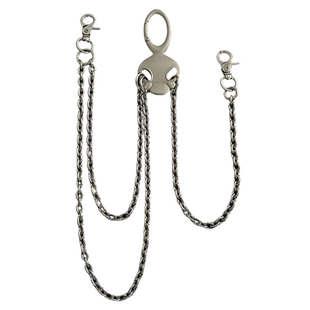 新概念外星人金属裤链原创小众穿搭配饰腰间挂链cleanfit包包挂件