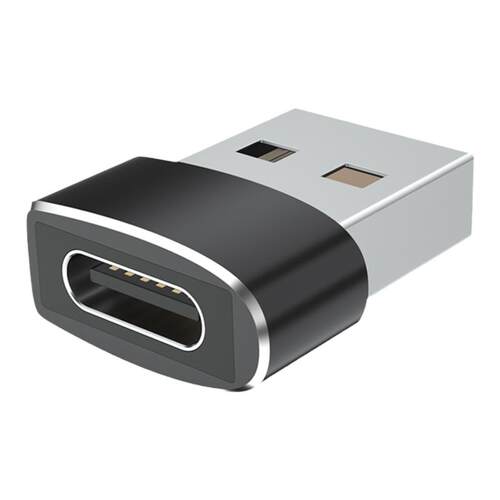usb2.0转typec母头数据线转接头适用于type-c笔记本电脑公连接u盘充电传输耳机手机转换器BUNU小巧实用连接头