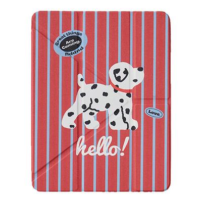 可爱条纹斑点狗ipad保护壳