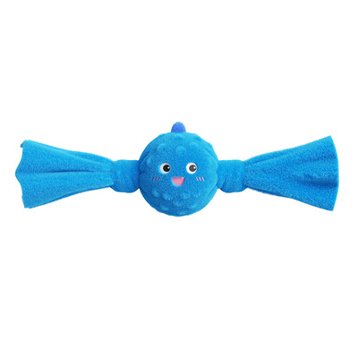 宠物玩具发声球狗狗拔河中小型犬绳结玩具互动拔河自嗨毛绒玩具