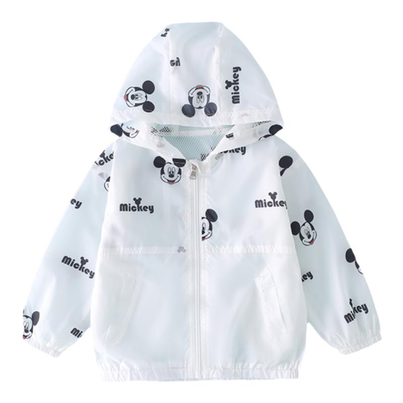迪士尼童装儿童皮肤衣男童女童防晒服春薄款遮阳外套春夏装空调衫