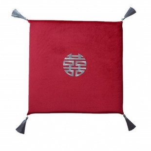 跪垫结婚敬茶磕头垫子婚庆用坐福垫中式婚礼新娘改口新人拜堂仪式