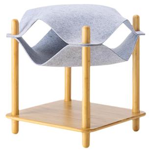 毡毡包猫窝四季通用易清理耐磨不掉屑猫爬架可拆洗用品猫架子大号