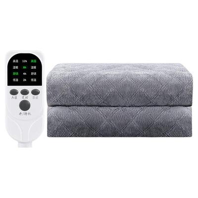 长城牛奶绒电热毯智能双人电褥子