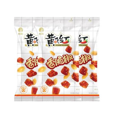 黄飞红香脆椒55g花生零食下酒菜