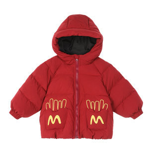 小O爸男婴童 宝宝棉服冬季外出保暖2025新款加厚婴儿可爱冬装外套