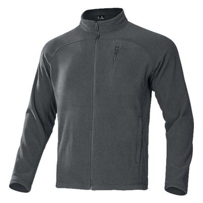 自由兵全开衫抓绒衣外套男士内搭