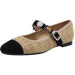 Bata浅口玛丽珍女春秋百搭法式小香风女士玛丽珍单鞋5A012CQ5