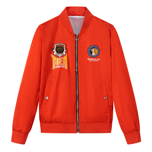 BM欧洲站男装高端飞行员夹克外套男潮牌棒球服男款2024新款春季薄