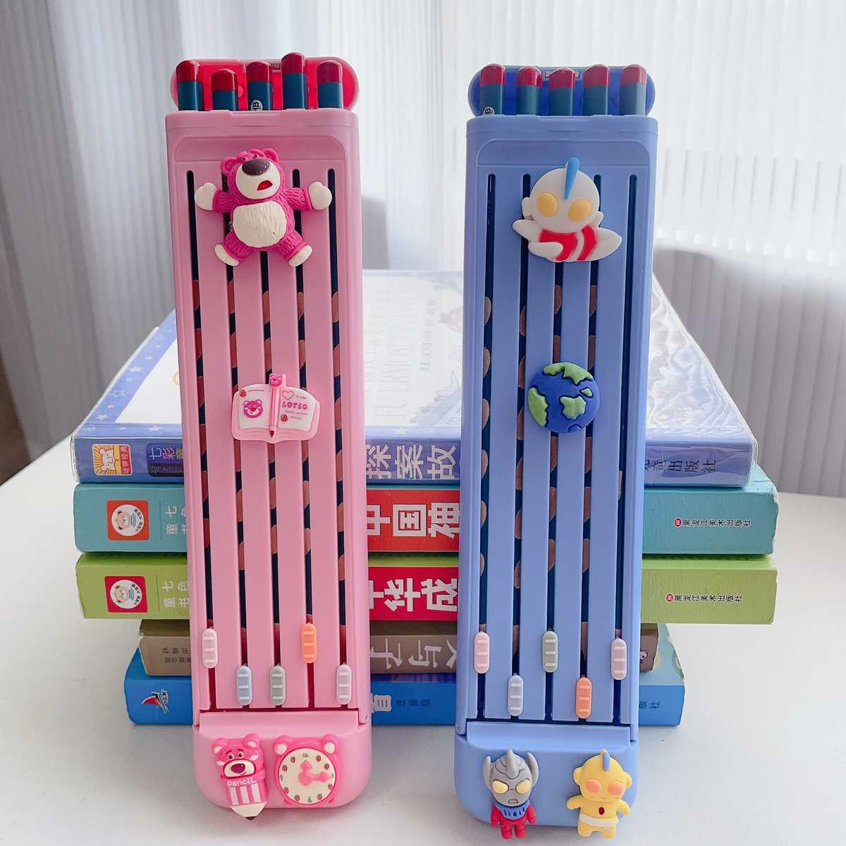 小学生铅笔盒一日之用文具盒男女孩子简约笔袋1-3-9一年级铅笔袋2