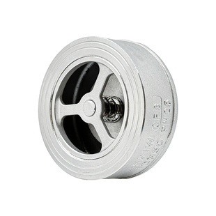 304/316不锈钢对夹式止回阀H71W-16P弹簧硬密封软密封单向阀重体