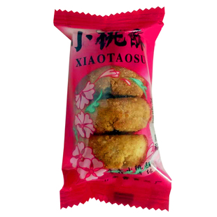 李香小桃酥一口酥花生椒盐味饼干整箱独立小包装休闲怀旧糕点零食