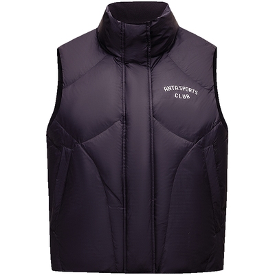 安踏羽绒服马甲女款冬季保暖