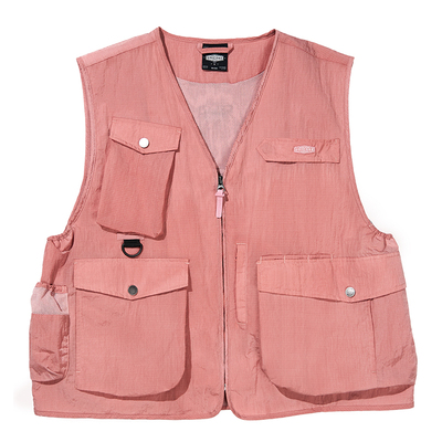 UNICARE春夏款多口袋轻薄马夹户外摄影钓鱼背心无袖外套坎肩马甲