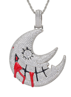 Mr.Bling小14同款情侣血月吊坠