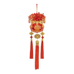 新年装饰红果福袋挂件2026马年挂件喜庆氛围布置贺年门挂福字挂饰