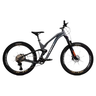 艾路德新款软尾山地自行车27.5寸气压阻尼桶轴四活塞油刹速降单车