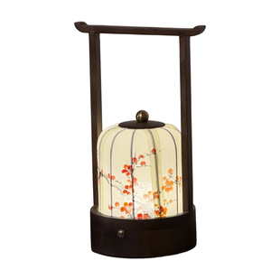 宋代美学茶室中式充电台灯卧室禅意床头灯客厅国风复古装饰小夜灯