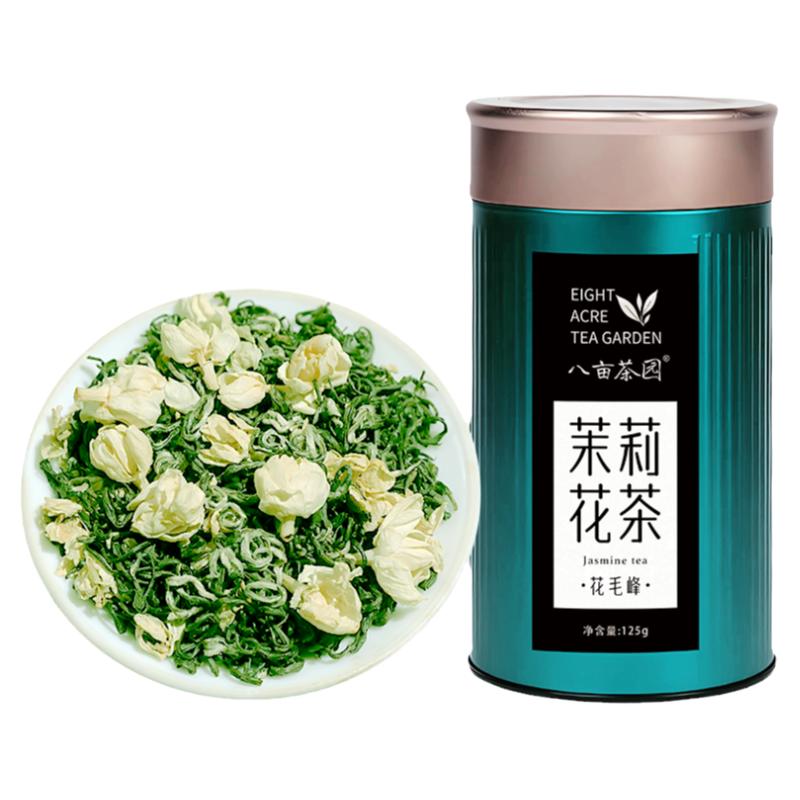 茉莉花茶2024新茶浓香型绿茶高山茶叶花草茶散装罐装官方旗舰店