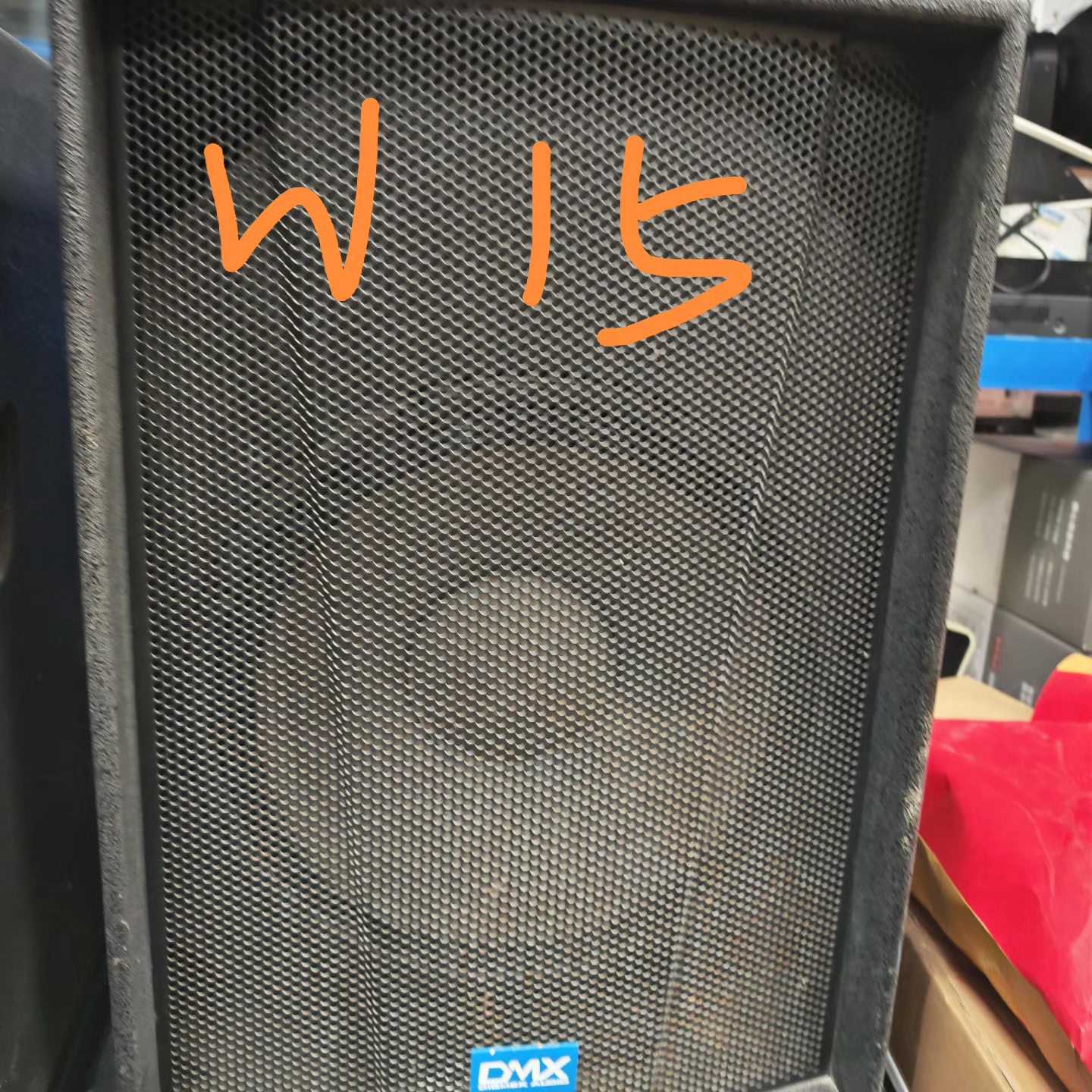 DMX迪马斯15寸专业音箱，W15型号，成色非常好，原装无修议价