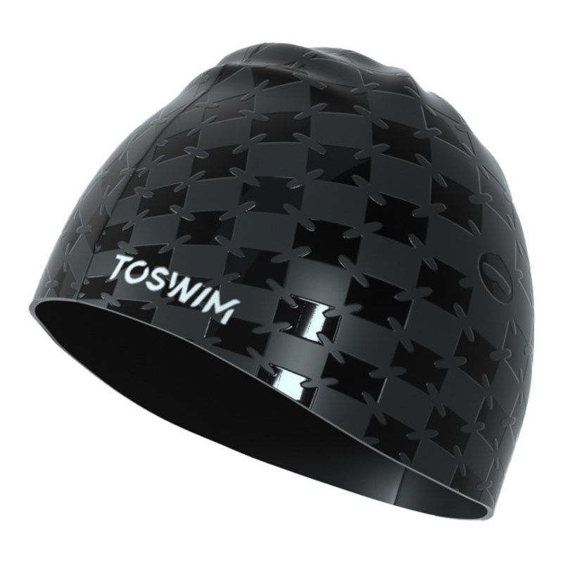 toswim拓胜硅胶游泳帽防晒装备