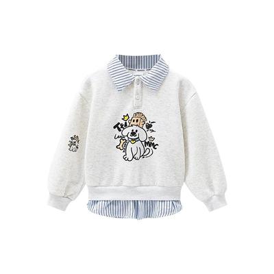 MOMOCO/玛米玛卡加绒男童POLO衫