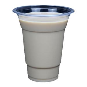95口径奶茶杯一次性塑料豆浆杯早餐店商用封口打包杯饮料杯子带盖