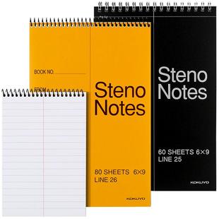 国誉KOKUYO日本Gambol渡边螺旋上翻口译本a5A6随身便携线圈本小分栏日语英语单词本速记笔记记事学生ins简约