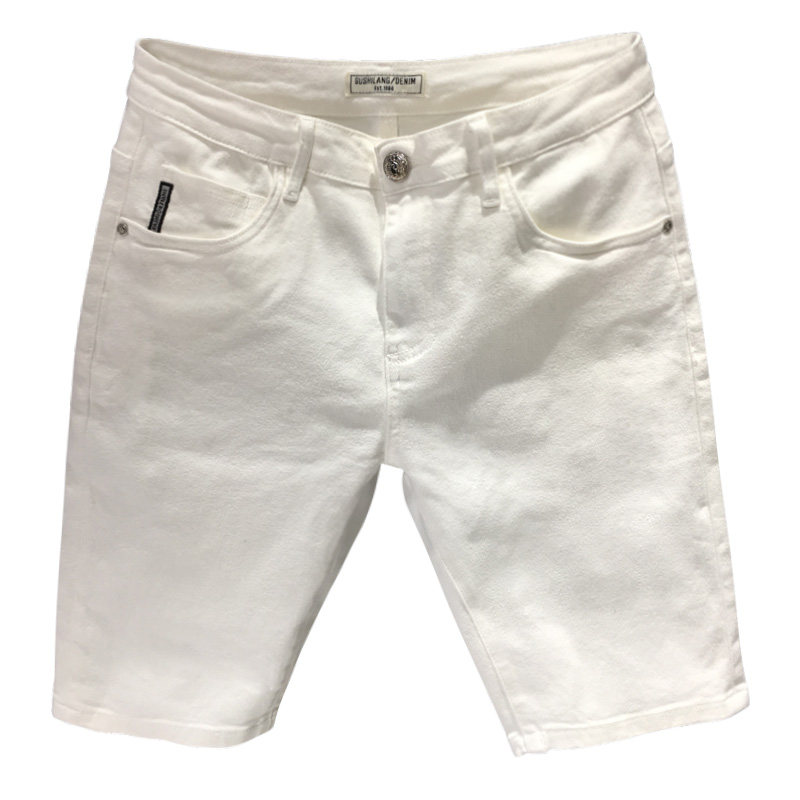牛仔古士狼夏季新款韩版修身中裤