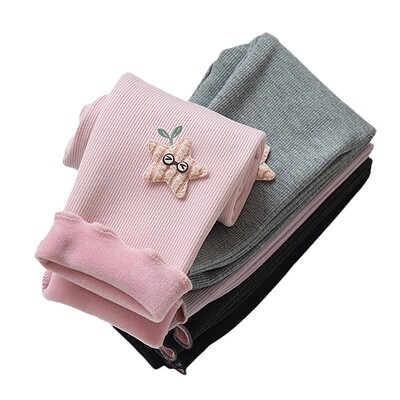 女童长裤薄绒打底裤厂家直销