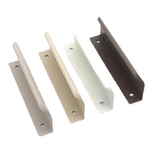 柜门隐形拉手抽屉衣柜门缝拉手爱格w1000羊绒灰u702安哥拉灰u705