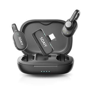 索爱Y10无线直播麦克风收音麦夹领式隐藏形手机录音拍视频专用