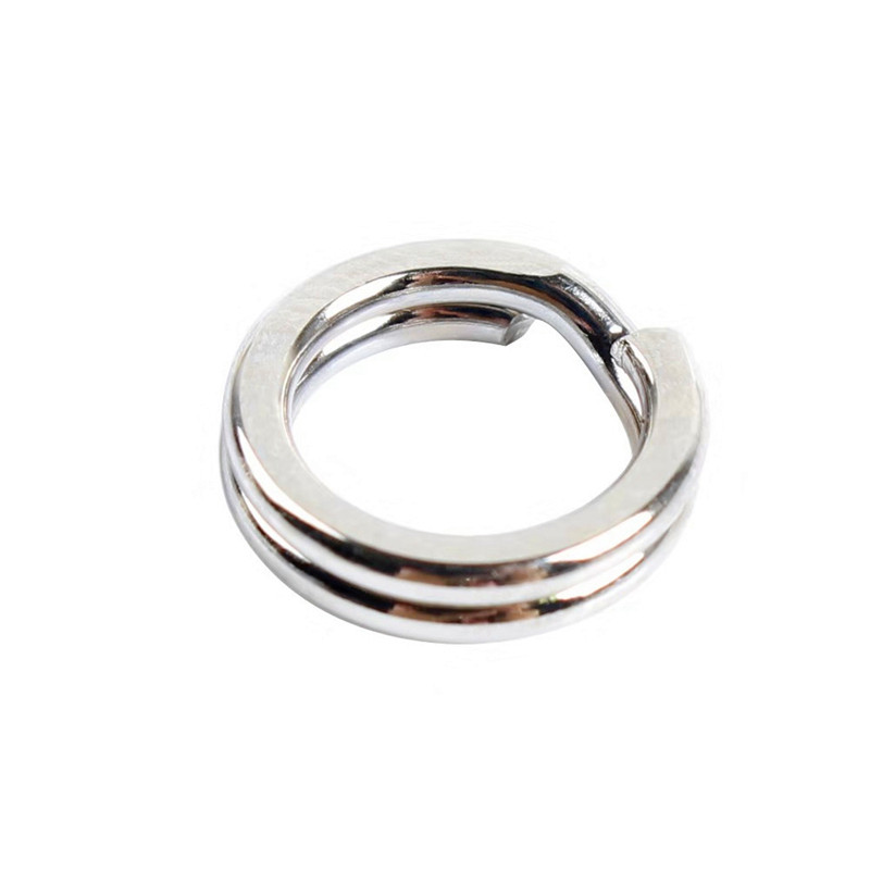 路亚饵连接器不锈钢双圈钢圈环钓鱼圈鱼钩亮片鱼饵小配件渔具用品