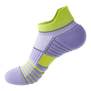 运动袜子女防臭专业跑步女袜马拉松毛巾袜羽毛球专用女款女士短袜